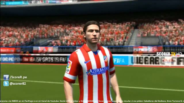 FIFA 14 Full Game Faces : Atletico de Madrid (Rostros - Caras) смотреть онлайн
