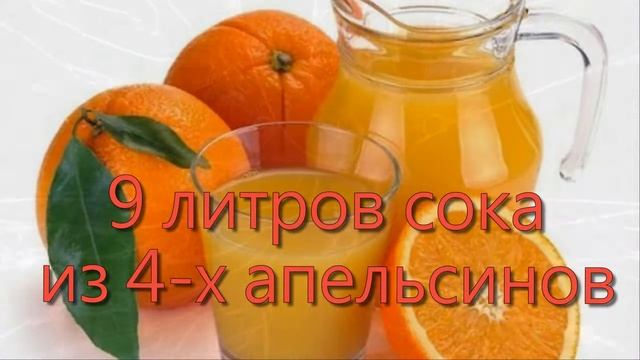 9 литров сока из 4х апельсинов смотреть онлайн