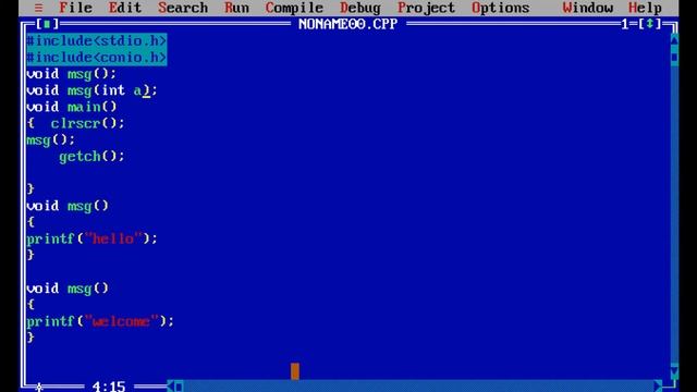Function Overloading In C Programming (Hindi) смотреть онлайн