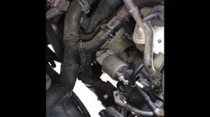Replacement of a starter motor on a 2010 VW Tiguan