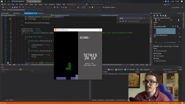 Tetris (C# MonoGame Framework) смотреть онлайн