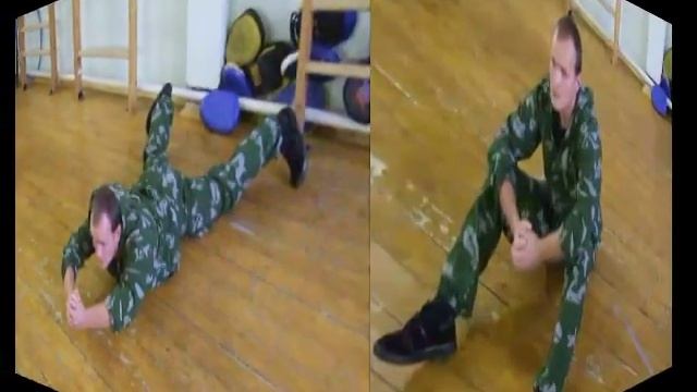 Русский Рукопашный Бой .элементы разминки.Кувырок назад смотреть онлайн