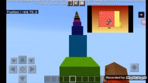 Numberblocks 1 to 200 in minecraft