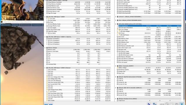 Lenovo Legion 7 | Ryzen 7 5800H | RTX 3070 140W | Stress Test