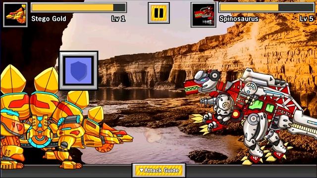 Dino Robot Battle Arena: Spinosaurus Weightlessness | Eftsei Gaming смотреть онлайн
