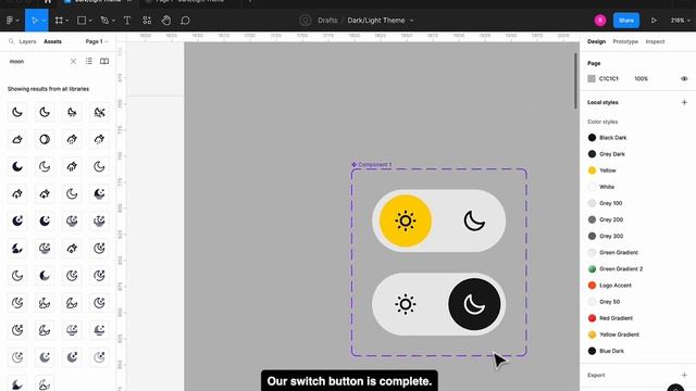 Light and Dark mode Animation in Figma (Under 3 Minutes) смотреть онлайн