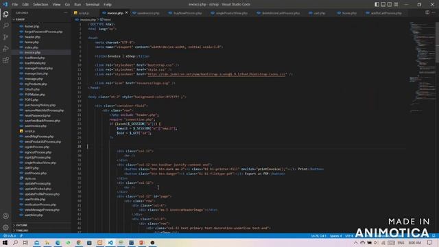 eShop Video 32 | Designing the Invoice | Web Programming I смотреть онлайн