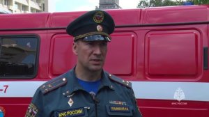 Пожарно-тактические учения в гостинице «Красноярск»