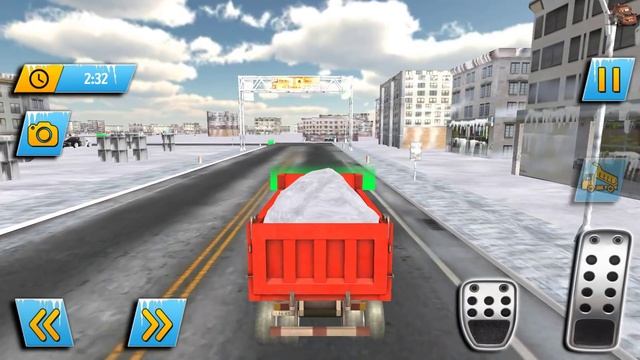 Snow Heavy Excavator Machine Simulator - Driving Construction Vehicles | Android Gameplay смотреть онлайн