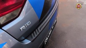 Накладка на задний бампер KIA Rio IV (russ-artel.ru)