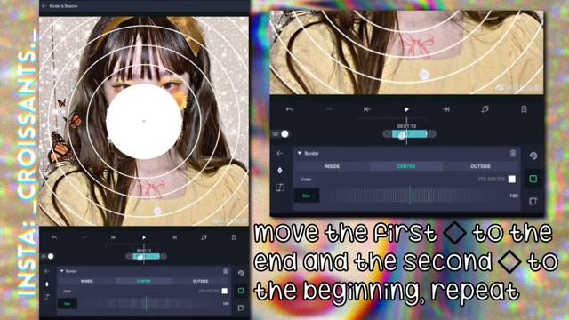 Circle blinds transition w/ spectral map and rgb split | Alight motion♡ смотреть онлайн