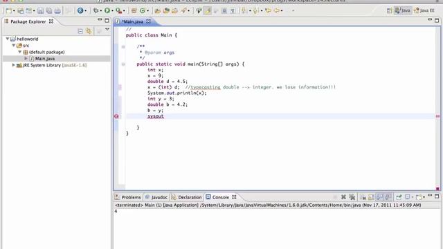 Java Variable Types Tutorial смотреть онлайн
