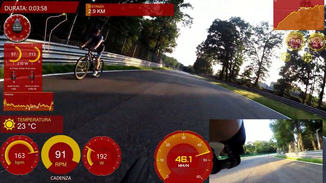04/06/2019 giro veloce in solitario a 46,2 kmh avg speed,autodromo monza,6 km a 46,6 kmh avg speed смотреть онлайн