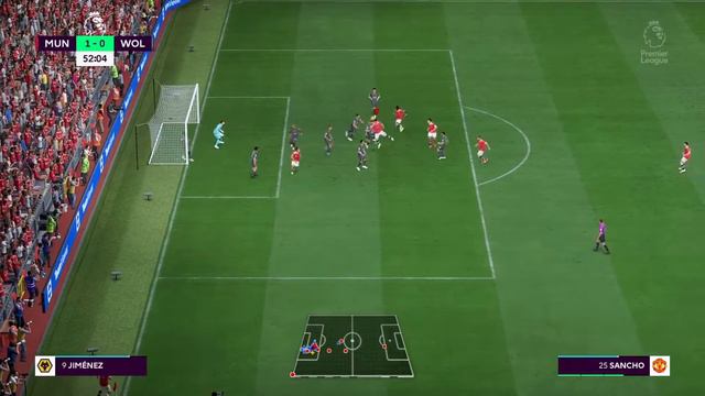 Manchester United vs Wolves |FIFA 22 XBOX Series S Gameplay| смотреть онлайн