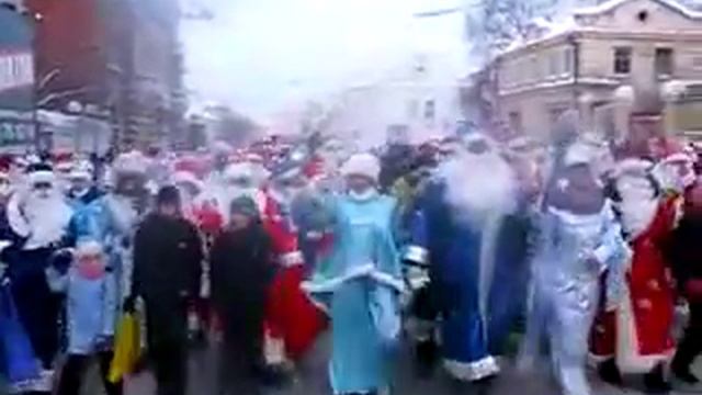 Дед Мороз на MTB / Santa MTB ride смотреть онлайн