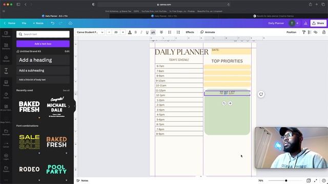 How To Make Digital Planner To Sell On Etsy 2023 | Make Printable Planner Using Canva смотреть онлайн