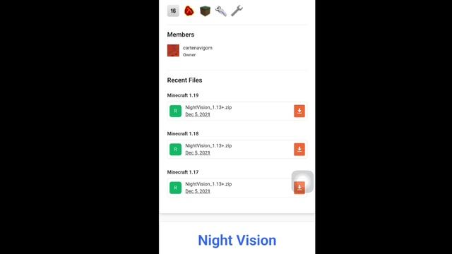Night Vision Resource Pack For Minecraft Java Edition | Night Vision Texture Pack | смотреть онлайн