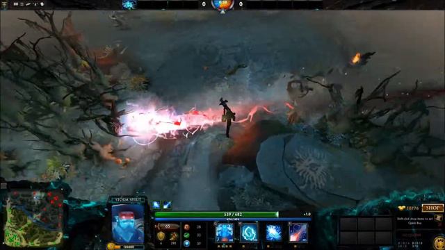 Dota 2-Immortal Strongbox storm spirit-Inscribed The Lightning Orchid смотреть онлайн