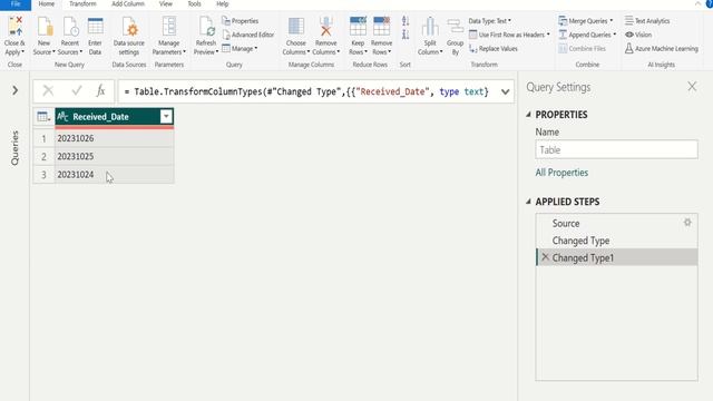 Convert Number to Date (Integer to Date) in Power Query (Power BI) смотреть онлайн