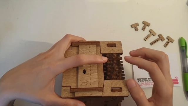 ASMR cluebox Schrödinger's cat wooden puzzle laser cut смотреть онлайн