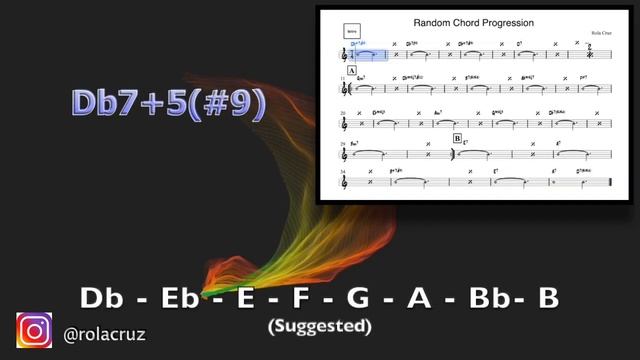 Abstract Jazz Random Chord Progression Backing Track - Rola Cruz смотреть онлайн