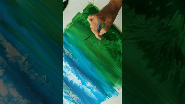 Рисуем с детьми ромашковое поле. смотреть онлайн