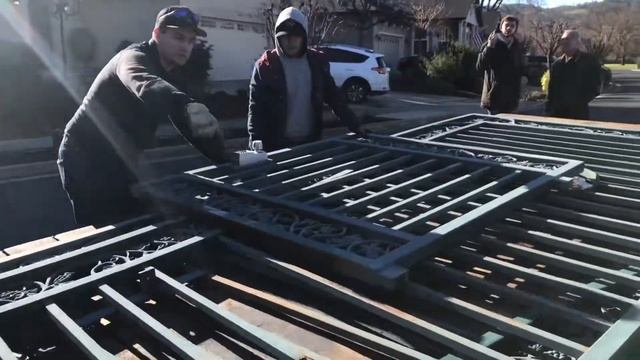 Реставрация ворот в Америке Часть 1