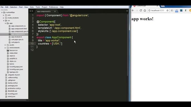Angular 4 Tutorial: Create Custom Pipes Using CLI Example смотреть онлайн