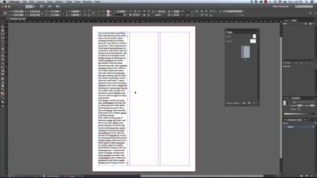 Placing large Text documents into InDesign смотреть онлайн
