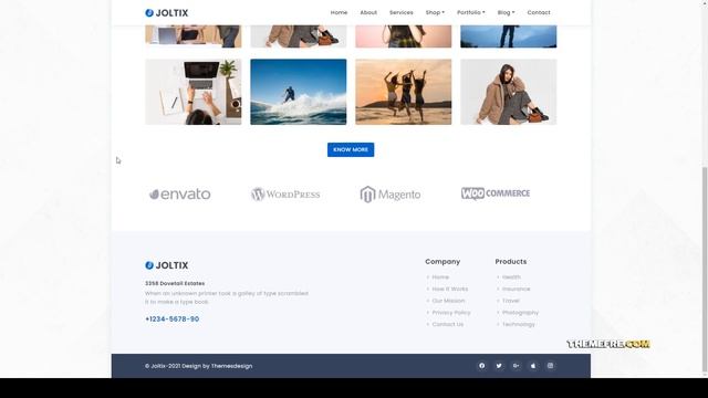 Joltix - Bootstrap 5 Minimal Portfolio and Agency Template designer agency смотреть онлайн