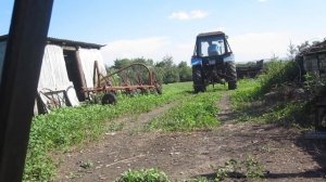 ГВК-6 | Настраиваю грабли-ворошилки на валкование || РУССКОЕ ПОЛЕ ||