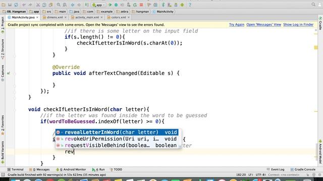 Java - Check if Letter Correct | Hangman Android App смотреть онлайн