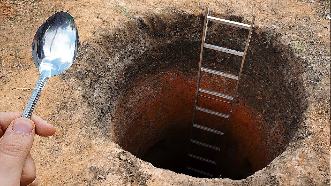 Я выкопал бункер ТОЛЬКО ложкой смотреть онлайн