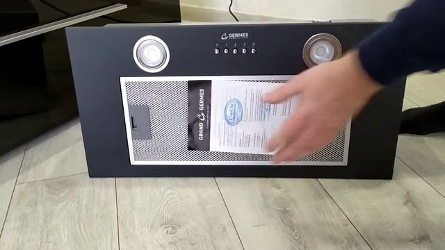 Распаковка - Вытяжка скрытая Germes Pula смотреть онлайн