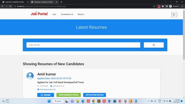 Job Portal Project using PHP and MySQL V2.0 | PHPGurukul смотреть онлайн