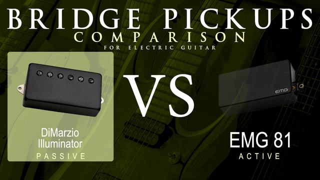 DiMarzio ILLUMINATOR vs EMG 81 - Bridge Guitar Pickup Comparison Tone Demo смотреть онлайн