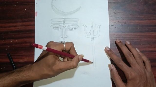Easy way ? to sketch on the ? lord Shiva and written ऊँ नमः शिवाय like wake up ?❤️?. смотреть онлайн
