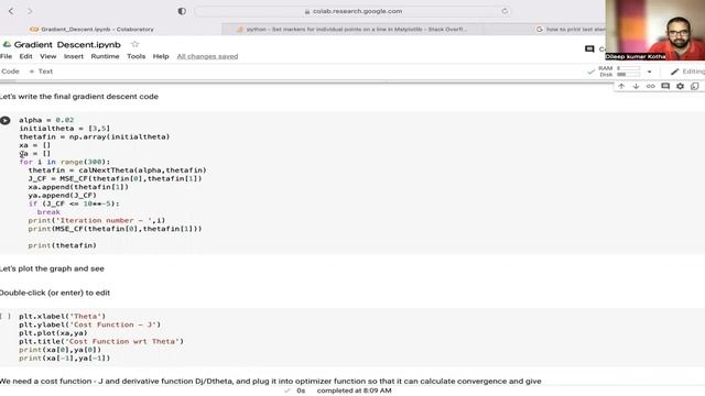 EP11: Gradient Descent using Python смотреть онлайн