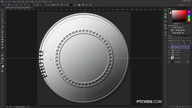How To Create a Realistic Coin In Photoshop смотреть онлайн