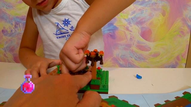 Степа собрал большую деревню LEGO MINECRAFT #2... смотреть онлайн