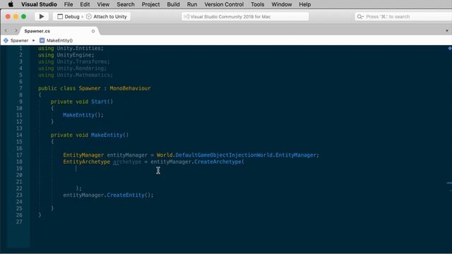Unity DOTS: Creating An Entity