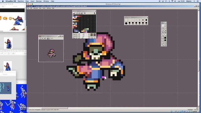 PIXEL ART TIME LAPSE #35 - Magician Character Animation смотреть онлайн