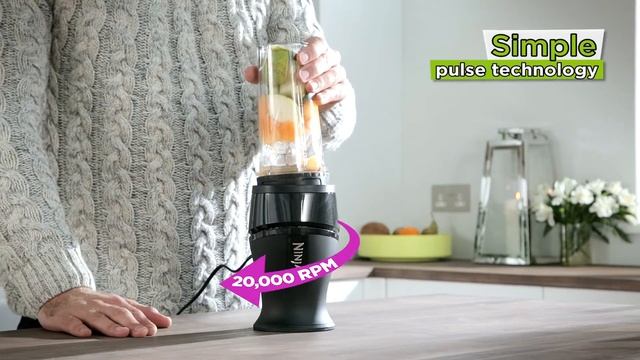 Ninja Nutri Ninja 700W Slim Blender and Smoothie Maker смотреть онлайн