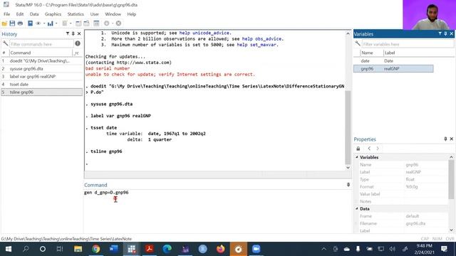 TS16 Time series variable detrending in Stata смотреть онлайн