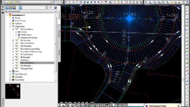AutoCAD Civil 3D 2009 - #1 Alignment Overview [한국어] смотреть онлайн