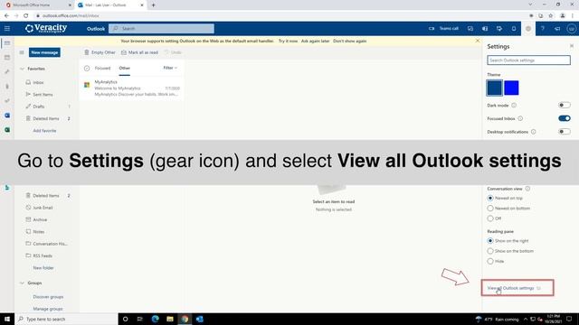 How to set up your Out of Office reply in Outlook Web Access (OWA) смотреть онлайн
