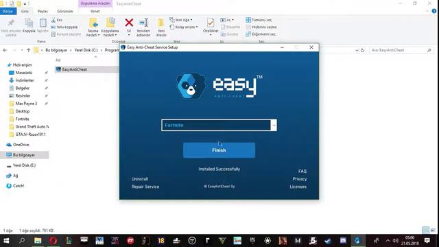 FORNİTE EASYANTİCHEAT HATASI KESİN ÇÖZÜM %100 смотреть онлайн