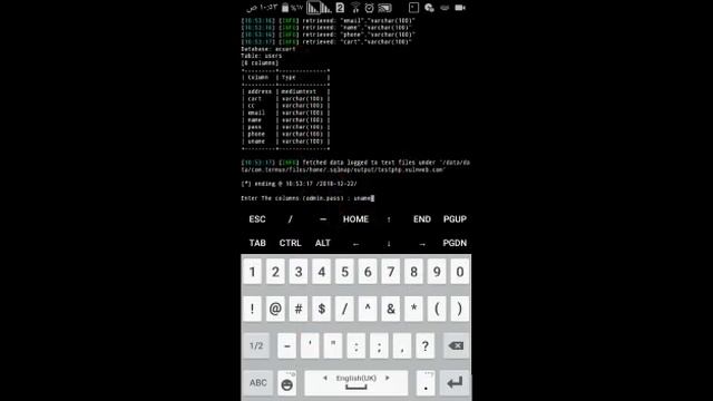 اختبار اختراق مواقع |SQL | وايجاد صفحة admin | باستخدام HAK5 | Termux смотреть онлайн