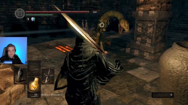 [7] Dark Souls I. Проходим змеиную комнату пыток! смотреть онлайн