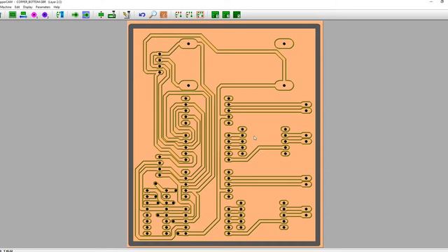 Autodesk Eagle Cad Soft - Copper Cam Gerber Files And Gcode Generation